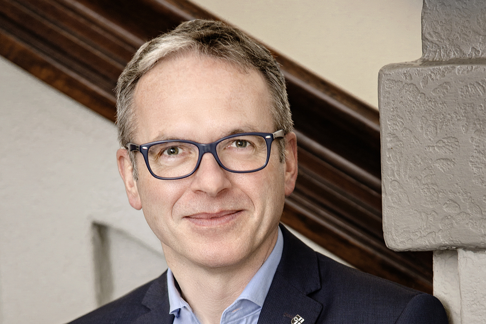 Das Bild zeigt Bürgermeister André Dora.