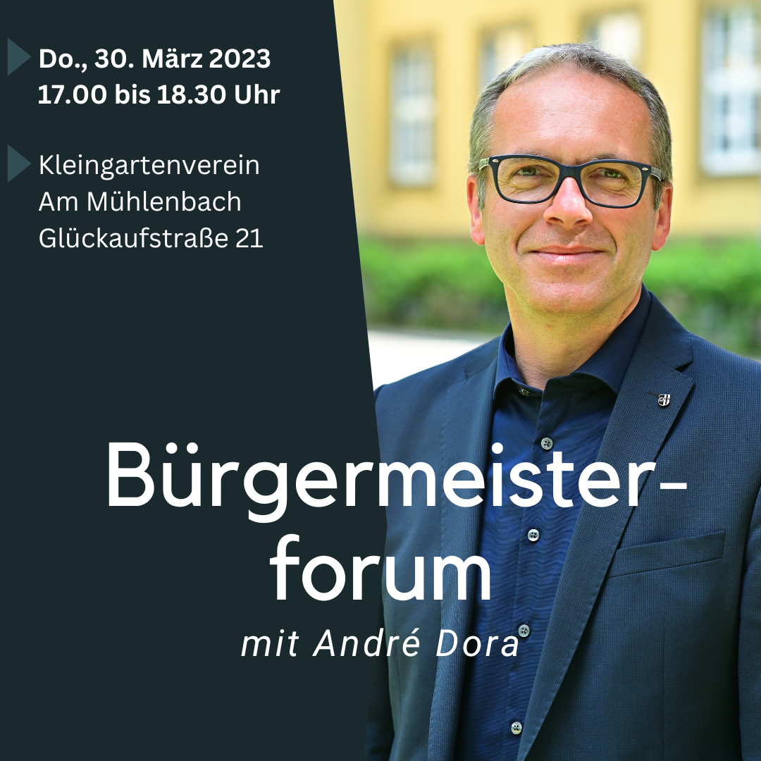 Das Bild zeigt Bürgermeister André Dora.