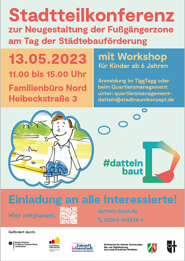 Plakat zur Stadtteilkonferenz Innenstadt