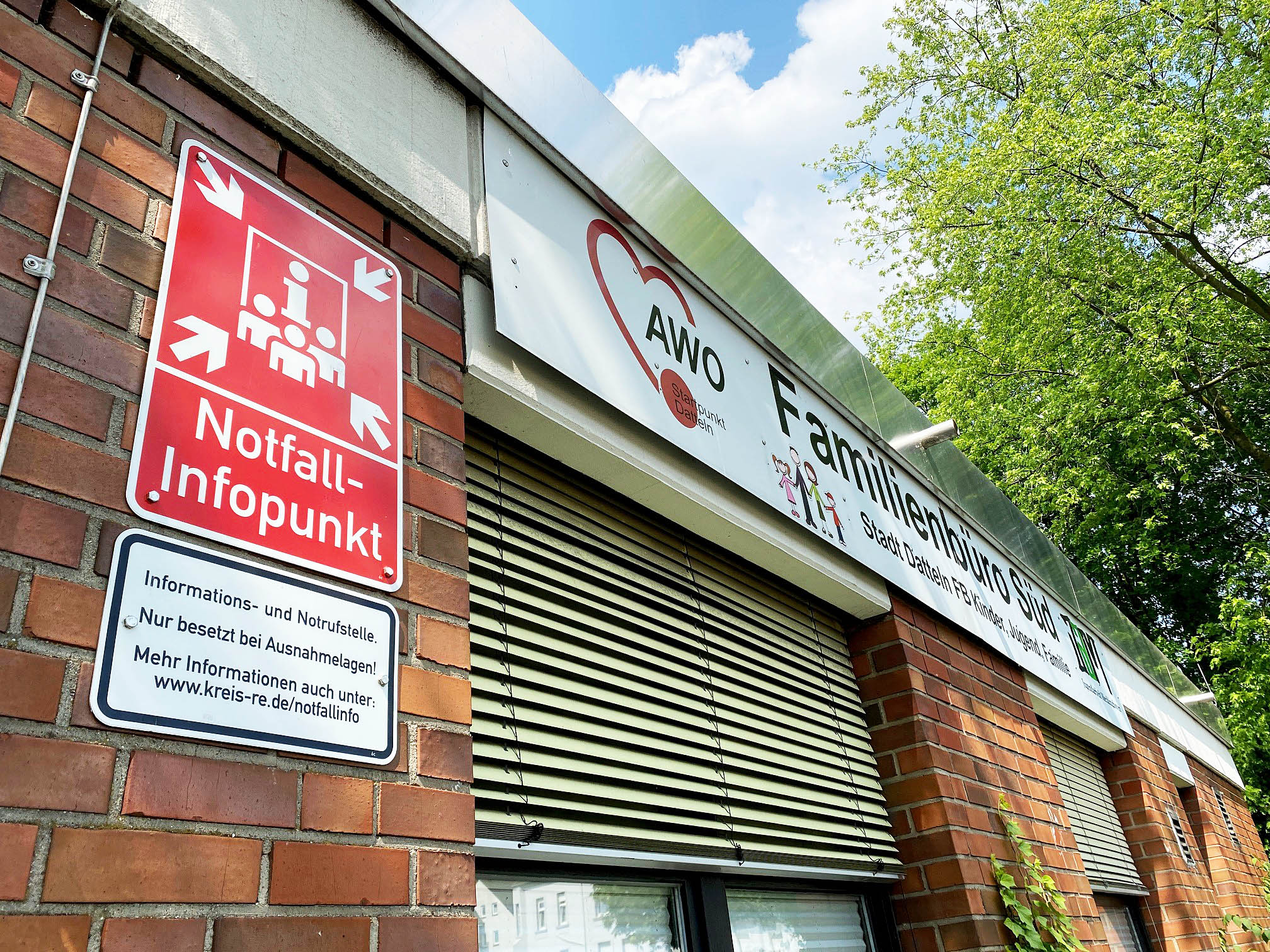 Notfall-Infopunkt Familienbüro Süd