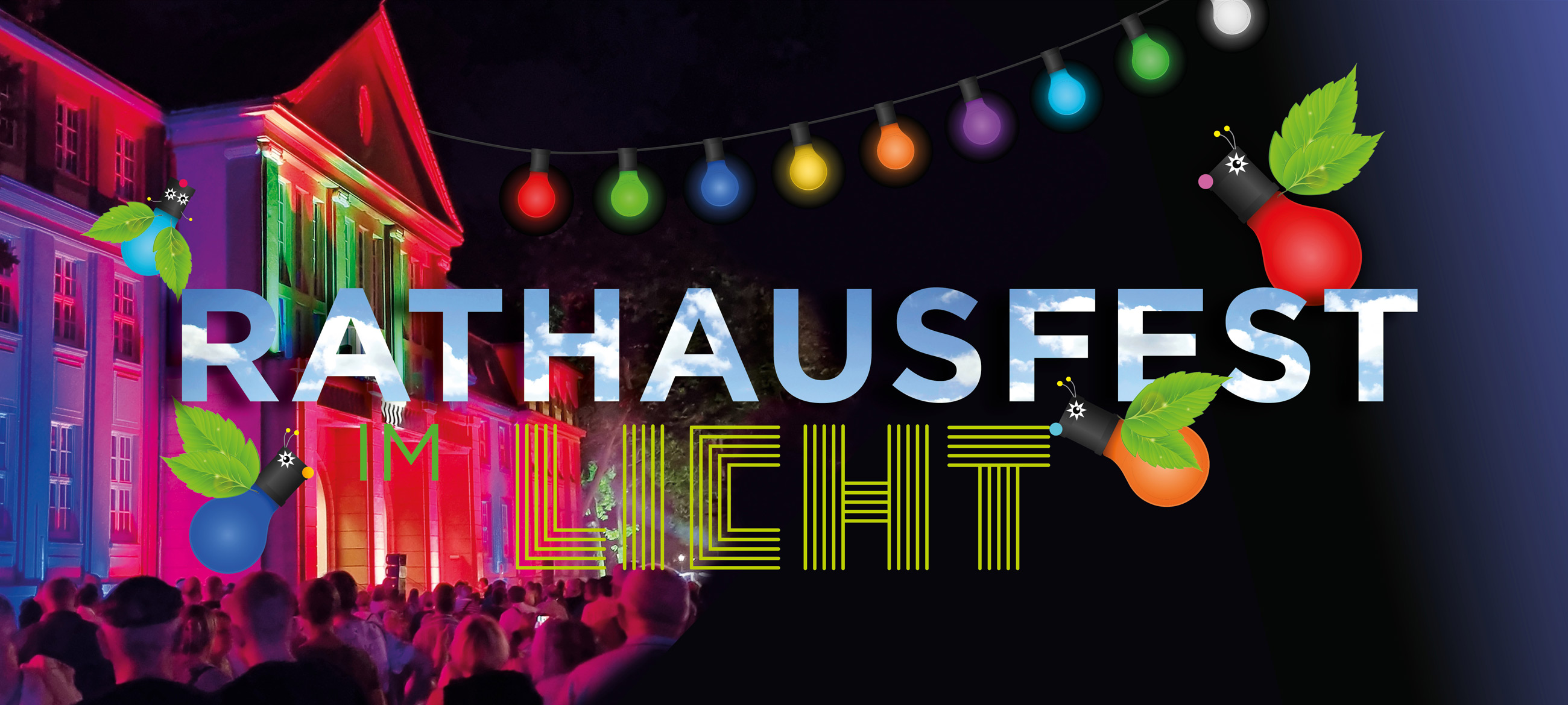 Das Bild zeigt das Logo des Rathausfestes.
