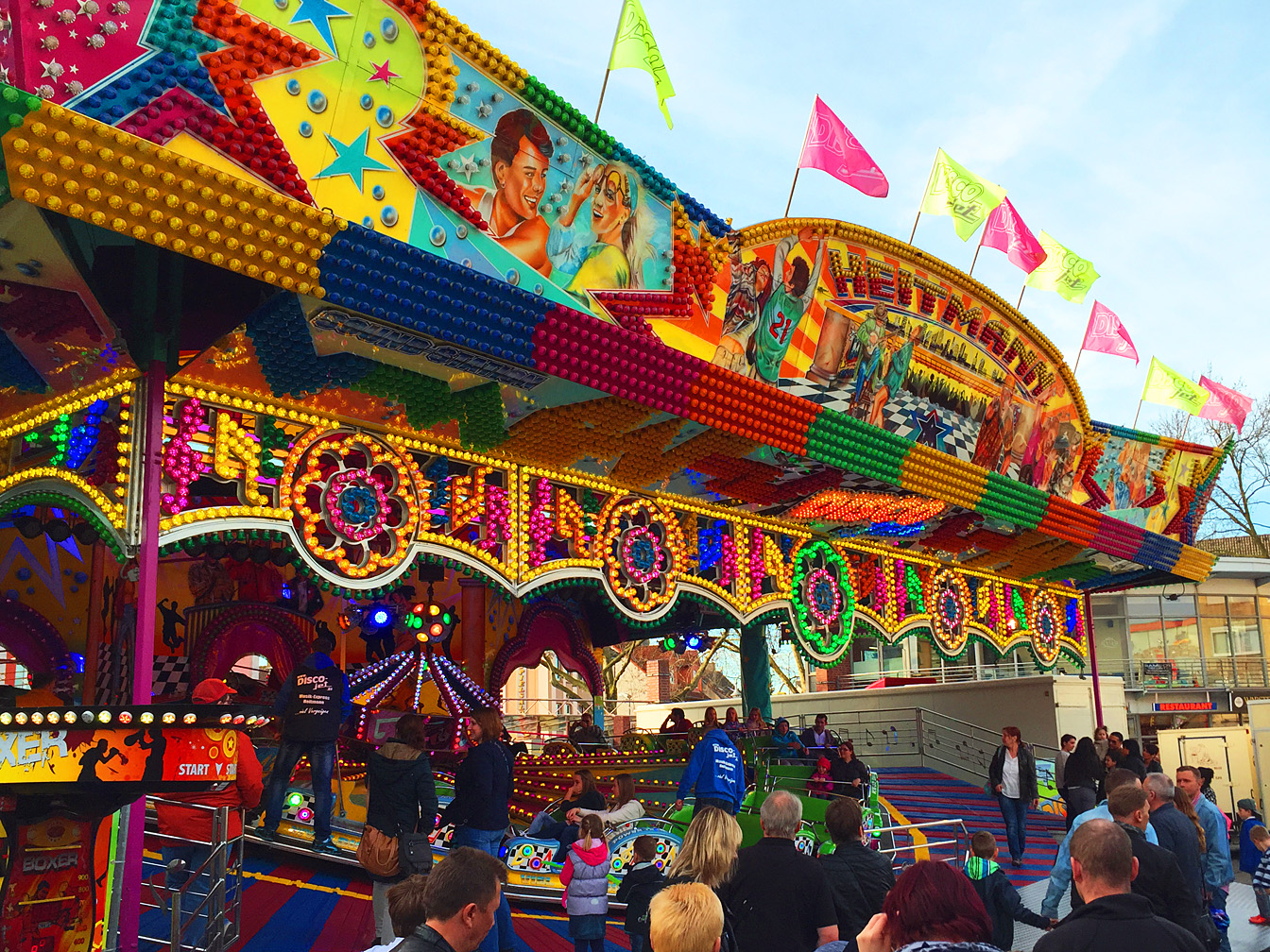 Autoscooter auf der Dattelner Frühjahrskirmes