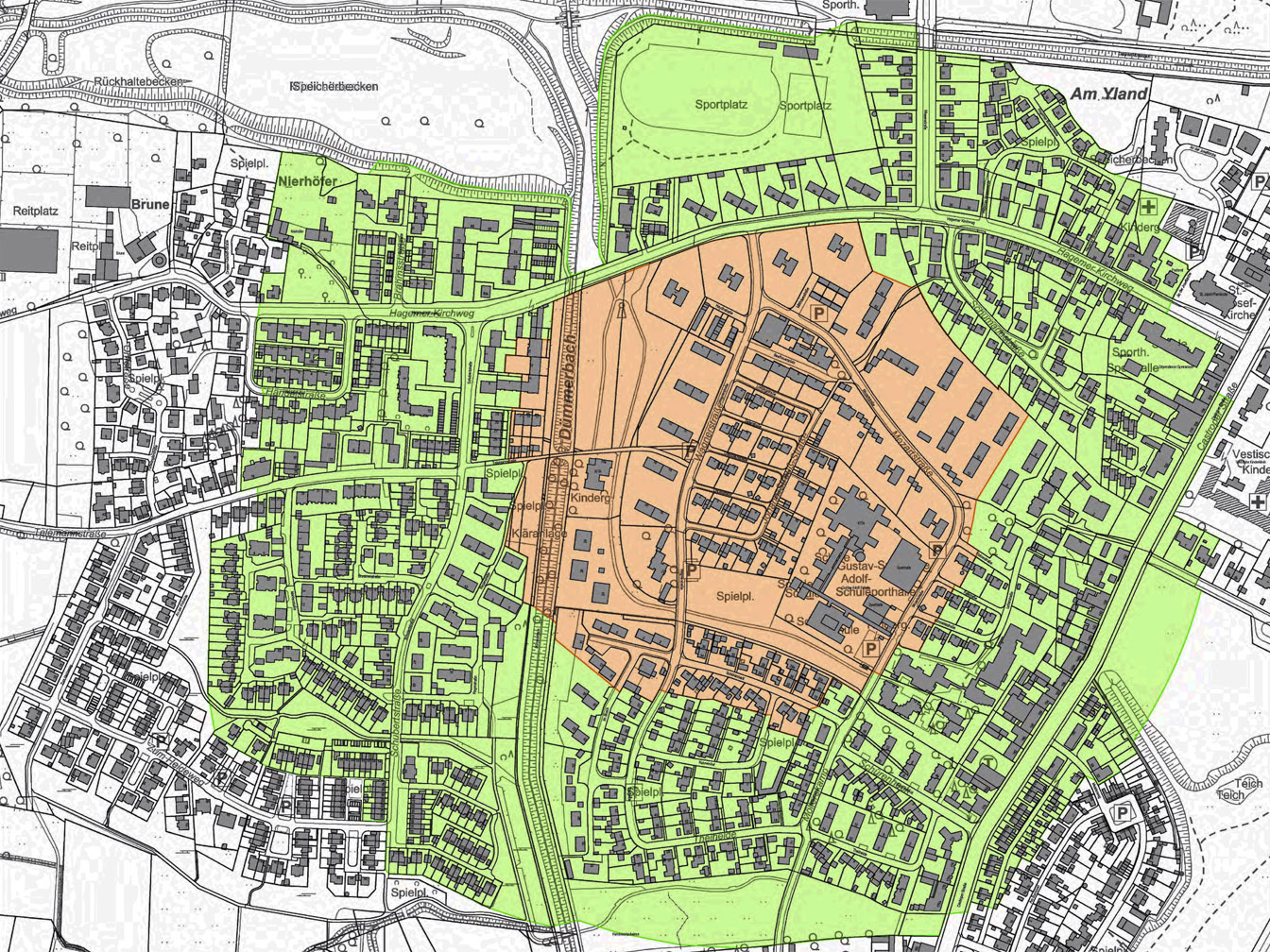 Verdachtspunkt Offenbachstraße 07-2024 - Mögliche Evakuierungsbereiche