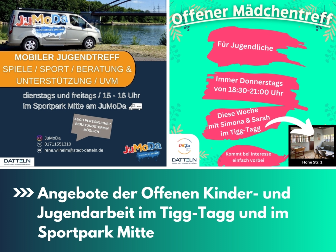 Angebote der offenen Kinder- und Jugendarbeit