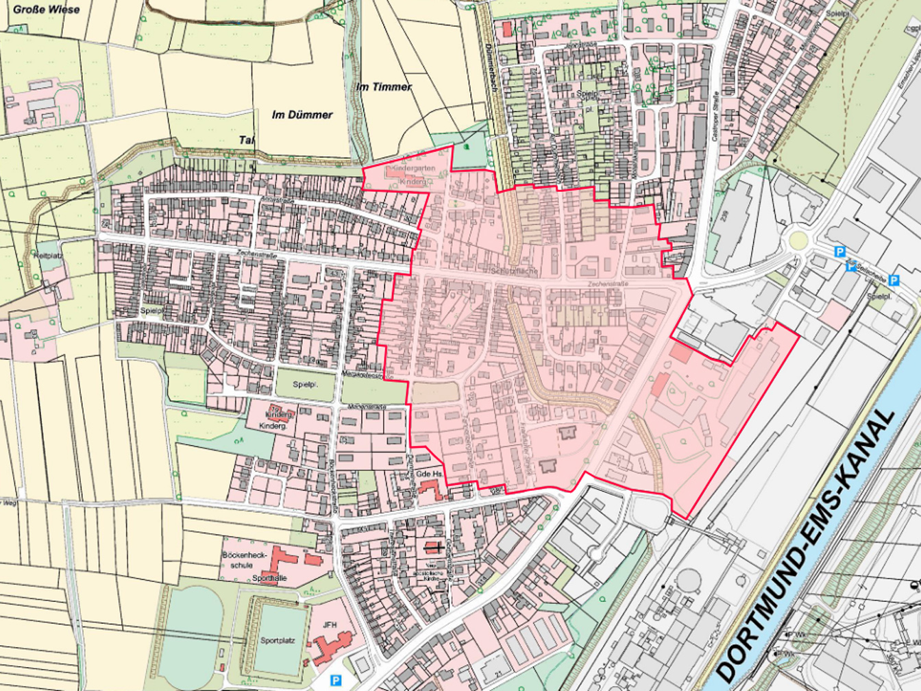 Plan Evakuierungsbereich VP Barbarastraße 2025-11-04