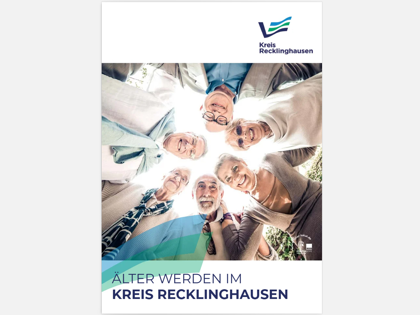 Titelbild der 11. Auflage der Kreis-Broschüre "Älter werden in Datteln"