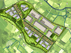 newPark-Anlagen auf einer Karte