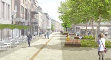 Animation zur Umgestaltung der Innenstadt