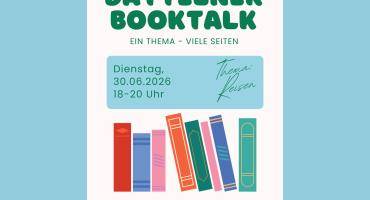Plakat für den Dattelner Book-Talk