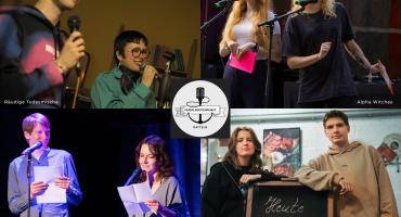 Die vier Teams, die am 19. Verbalknotenpunkt-Poetry-Slam teilnehmen
