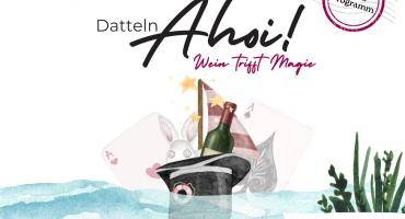 Flyer zur Veranstaltung "Wein trifft Magie"