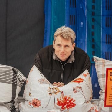 Das Bild zeigt den Markstand von Holger Gatberg.