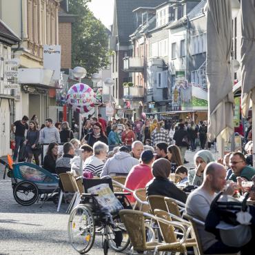 Das Bild zeigt die Dattelner Innenstadt.
