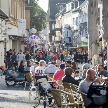 Das Bild zeigt die Dattelner Innenstadt.