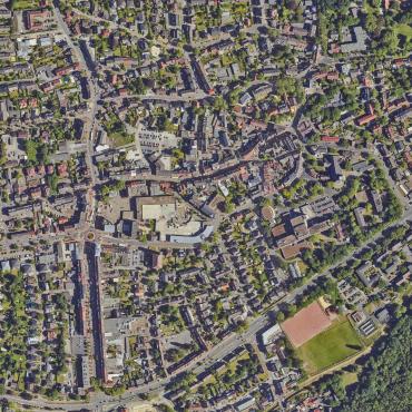 Das Bild zeigt die Dattelner Innenstadt.