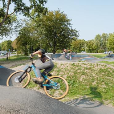 Das Bild zeigt den Sportpark Mitte.