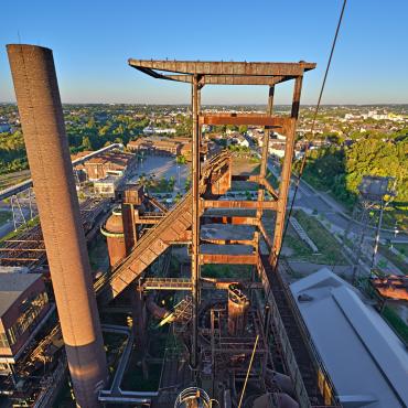 Das Bild zeigt das Gelände Phoenix West in Dortmund.