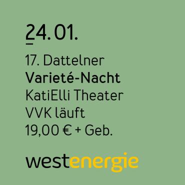 Das Bild zeigt die Kachel für die Veranstaltung Varieté Nacht.