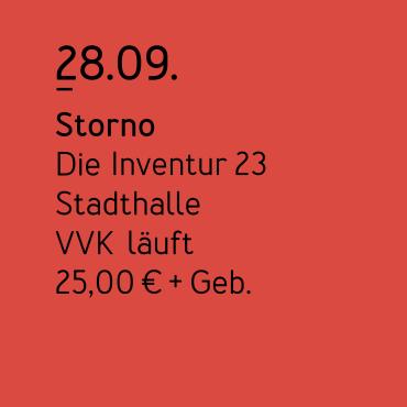 Das Bild zeigt die Kachel für Storno.