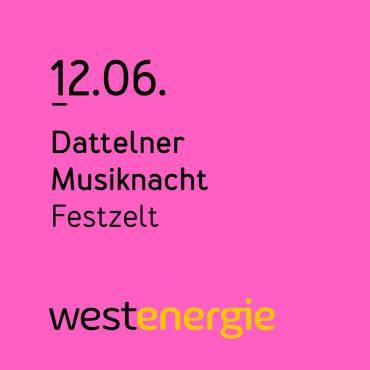 Hinweiskachel auf die Dattelner Musiknacht 2026