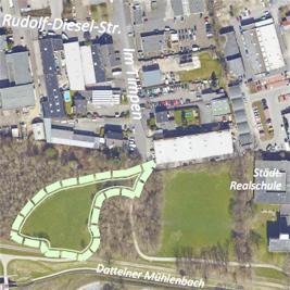 Das Bild zeigt die Hundeauslauffläche im Timpen.