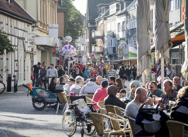 Das Bild zeigt die Dattelner Innenstadt.