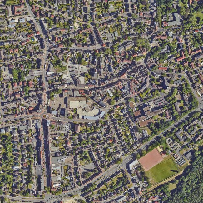 Das Bild zeigt die Dattelner Innenstadt.