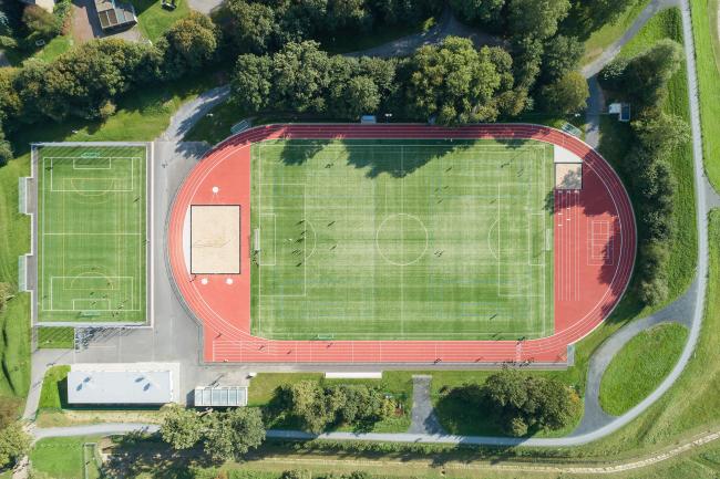 Das Bild zeigt den Sportpark Mitte.