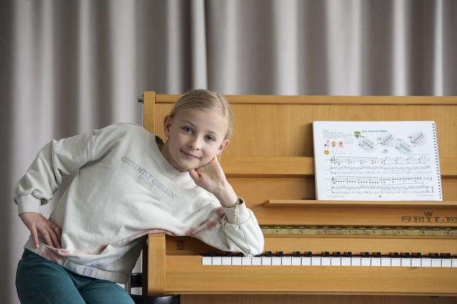 Das Bild zeigt Impressionen der Musikschule.