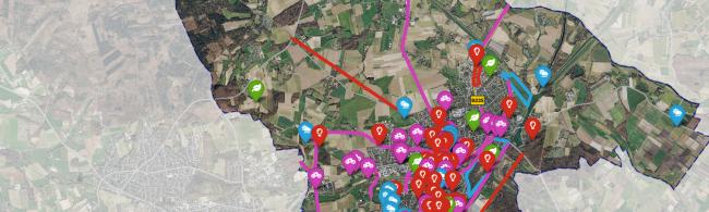 Das Bild zeigt einen Ausschnitt aus der Ideenkarte zum Klimaschutz