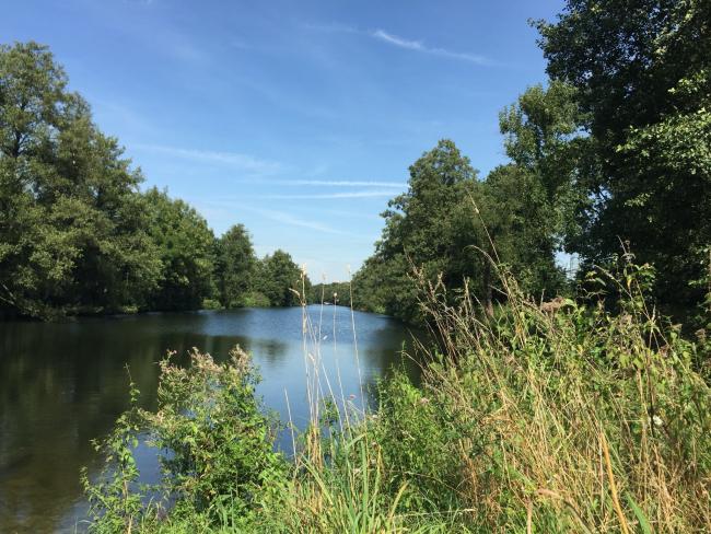 Das Bild zeigt die Alte Fahrt in Datteln. 