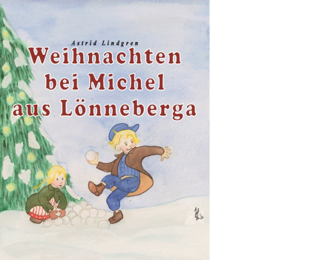 Das Bild zeigt das Programmplakat von der Veranstaltung Weihnachten bei Michel aus Lönneberga.