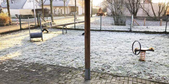Das Bild zeigt den Spielplatz Im Orot I