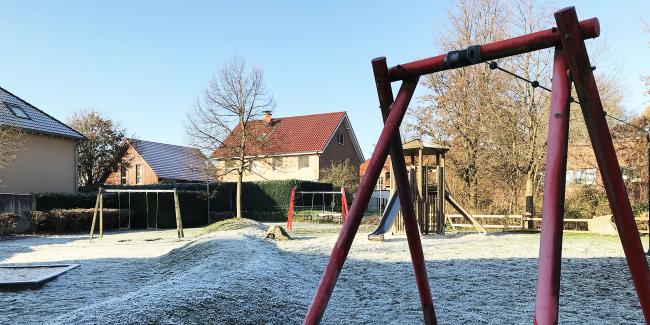 Das Bild zeigt den Spielplatz Knappenstraße I
