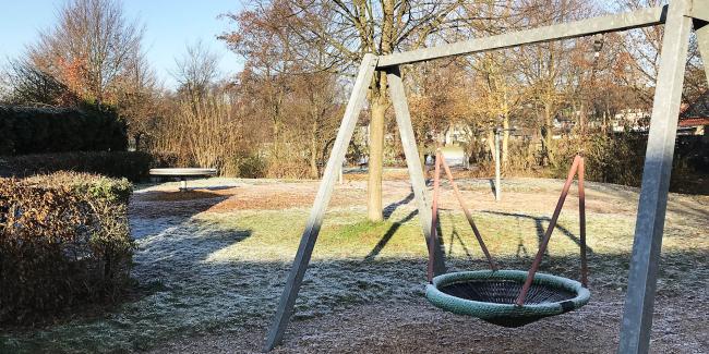 Das Bild zeigt den Spielplatz Knappenstraße III
