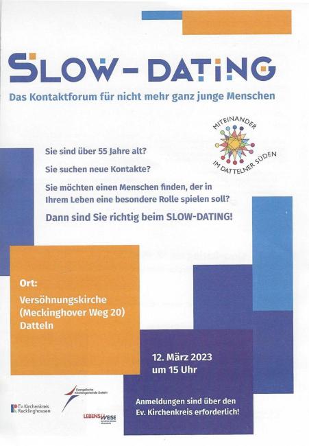 Slow Dating