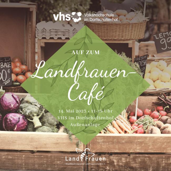 Veranstaltungsflyer Landfrauen-Café
