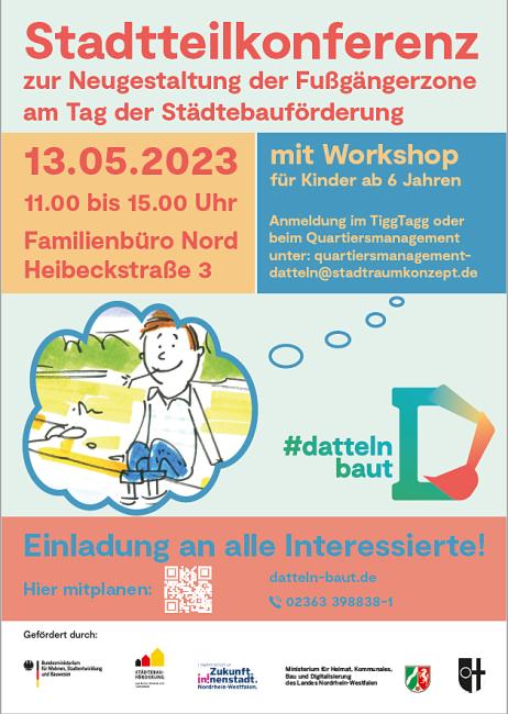 Plakat zur Stadtteilkonferenz Innenstadt