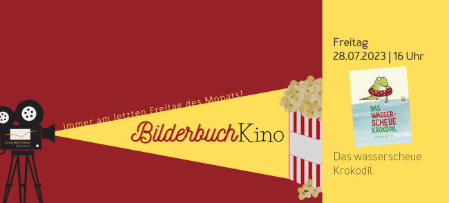 Das Bild zeigt das Logo für das Bilderbuchkino