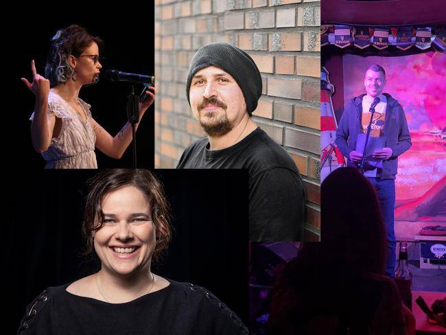 Von links sind zu sehen: Felicitas Friedrich, Kristina Sommer, Marcel Ifland und Christian Hilgers