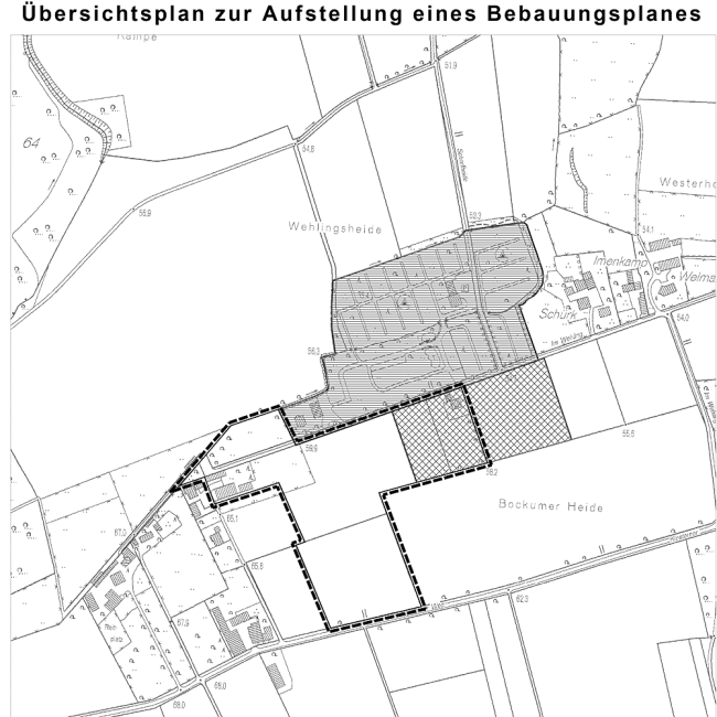 Bereich für Bebauungsplan 64a