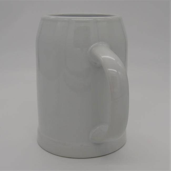 Bierkrug 50 Jahre Städtepartnerschaft Cannock Datteln Rückseite