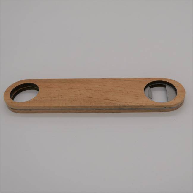 Flaschenöffner mit Logo Front Rückseite - Merch