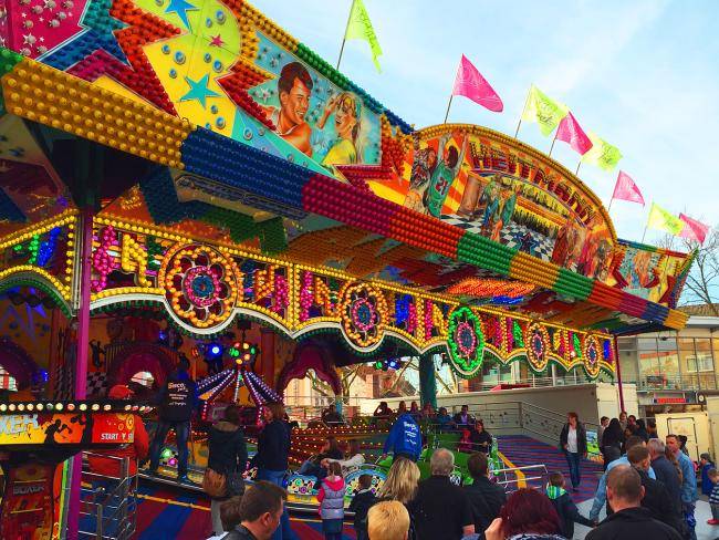 Autoscooter auf der Dattelner Frühjahrskirmes