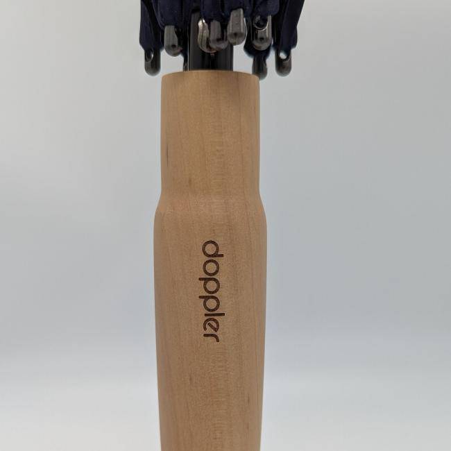 Regenschirm mit Logo Holzgriff - Merch