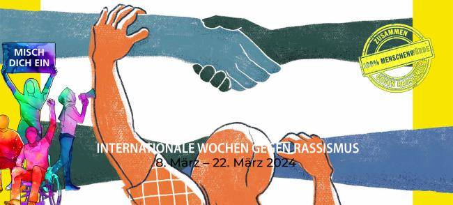Allgemeiner Veranstaltungshinweis zu den Internationalen Wochen gegen Rassismus 2024