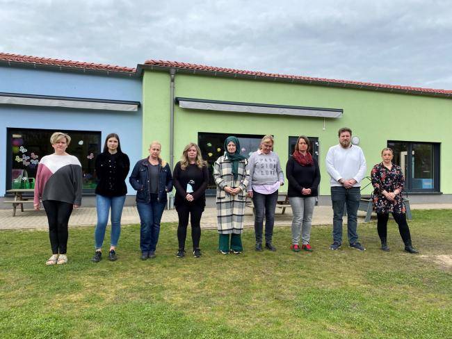 Pädagogische Mitarbeiter*innen der KiTa Kanello