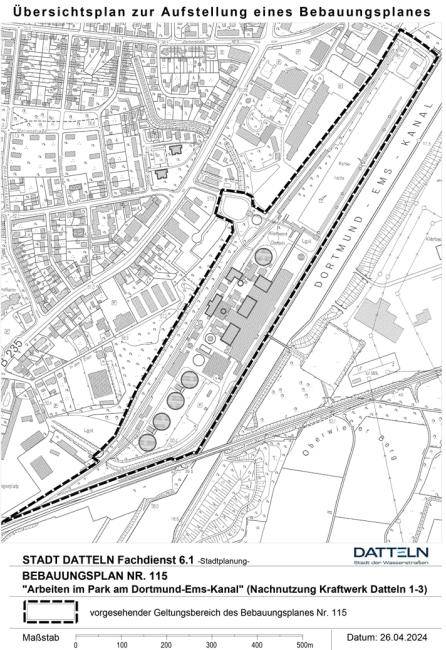 Übersicht Bebauungsplan 115