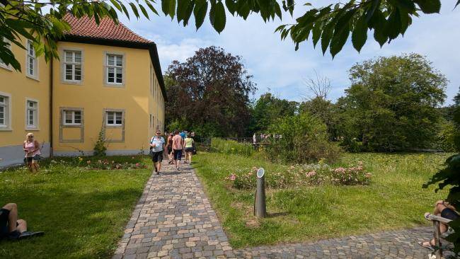 NRW Radtour 2024 Haus Vogelsang Pause Schloss Vogelsang