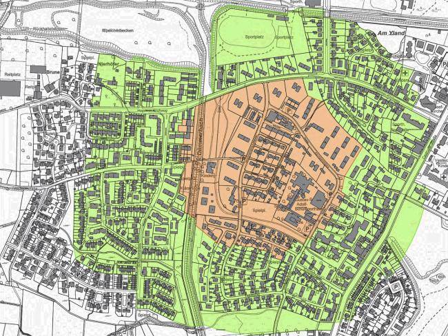 Verdachtspunkt Offenbachstraße 07-2024 - Mögliche Evakuierungsbereiche
